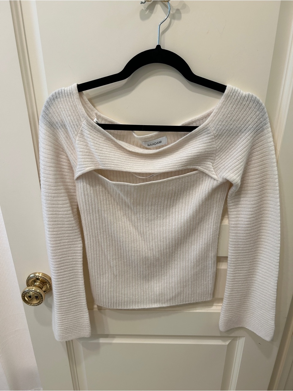 Naadam cashmere of the shoulder sweater